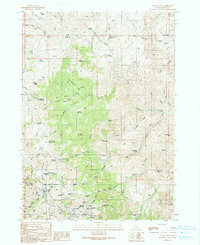 SILVER CITY, ID HISTORICAL MAP GEOPDF 7.