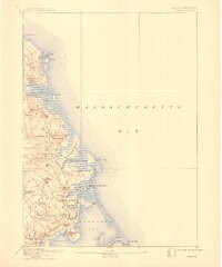 DUXBURY, MA HISTORICAL MAP GEOPDF 15X15