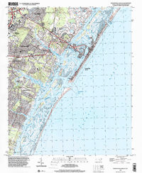 WRIGHTSVILLE BEACH, NC HISTORICAL MAP GE