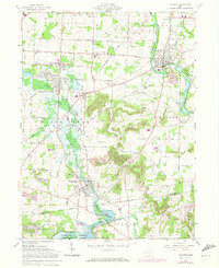 NAVARRE, OH HISTORICAL MAP GEOPDF 7.5X7.