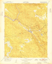 MOCCASIN, CA HISTORICAL MAP GEOPDF 7.5X7