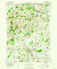 VICTOR, NY HISTORICAL MAP GEOPDF 7.5X7.5