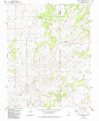 WICKIUP CANYON, UT-CO HISTORICAL MAP GEO