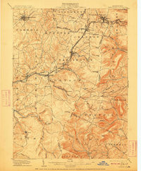 EBENBURG, PA HISTORICAL MAP GEOPDF 15X15