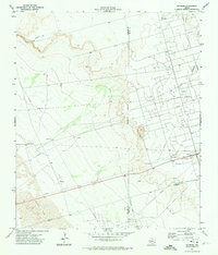 NOTREES, TX HISTORICAL MAP GEOPDF 7.5X7.