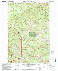 DARLAND MOUNTAIN, WA HISTORICAL MAP GEOP