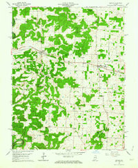DEPAUW, IN HISTORICAL MAP GEOPDF 7.5X7.5