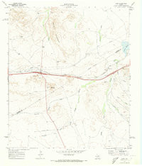 KENT, TX HISTORICAL MAP GEOPDF 7.5X7.5 G