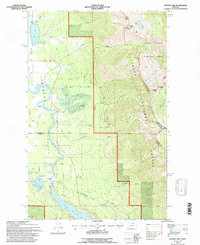 CRATER LAKE, MT HISTORICAL MAP GEOPDF 7.