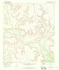 HORSEHEAD CANYON, TX HISTORICAL MAP GEOP