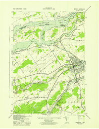 MASSENA, NY HISTORICAL MAP GEOPDF 7.5X7.