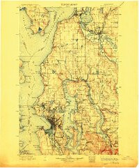 SNOHOMISH, WA HISTORICAL MAP GEOPDF 30X3