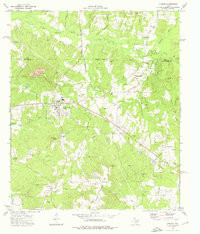 CUSHING, TX HISTORICAL MAP GEOPDF 7.5X7.