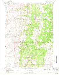 NUGENT PARK, WY HISTORICAL MAP GEOPDF 7.