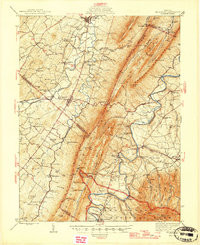 MOUNT JACKSON, VA HISTORICAL MAP GEOPDF
