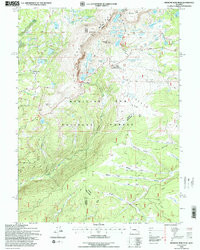 MEDICINE BOW PEAK, WY HISTORICAL MAP GEO