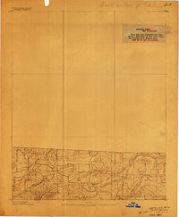 WATALULA, AR HISTORICAL MAP GEOPDF 15X15