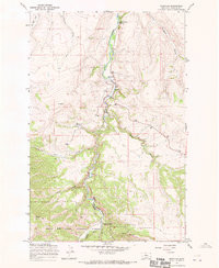 RICEVILLE, MT HISTORICAL MAP GEOPDF 7.5X