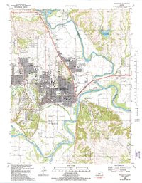 MANHATTAN, KS HISTORICAL MAP GEOPDF 7.5X