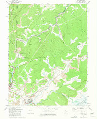 DAVIS, WV-MD HISTORICAL MAP GEOPDF 7.5X7