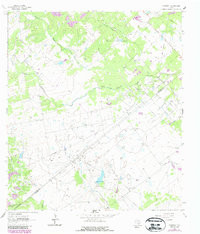 FORDTRAN, TX HISTORICAL MAP GEOPDF 7.5X7