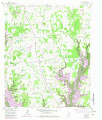 YANTIS, TX HISTORICAL MAP GEOPDF 7.5X7.5