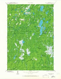 PIKE LAKE, WI HISTORICAL MAP GEOPDF 15X1