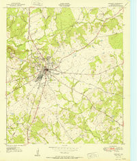 CROCKETT, TX HISTORICAL MAP GEOPDF 7.5X7