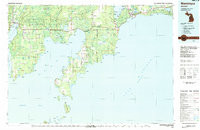 MANISTIQUE, MI HISTORICAL MAP GEOPDF 30X