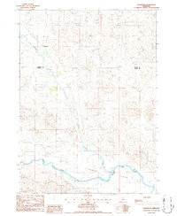 KOSHOPAH, NE HISTORICAL MAP GEOPDF 7.5X7