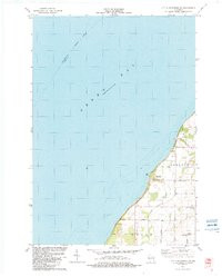 LITTLE STURGEON SW, WI HISTORICAL MAP GE
