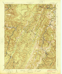 HORTON, WV HISTORICAL MAP GEOPDF 15X15 G