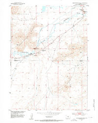 INDEPENDENCE ROCK, WY HISTORICAL MAP GEO