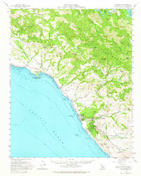 SAN SIMEON, CA HISTORICAL MAP GEOPDF 15X