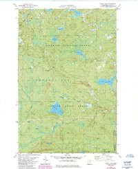 CABIN LAKE, MN HISTORICAL MAP GEOPDF 7.5