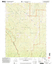 YELLOW DOG PEAK, CA HISTORICAL MAP GEOPD