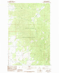BENEWAH, ID HISTORICAL MAP GEOPDF 7.5X7.