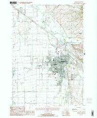 BOZEMAN, MT HISTORICAL MAP GEOPDF 7.5X7.