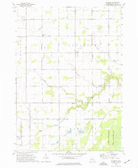 RATHBONE, MI HISTORICAL MAP GEOPDF 7.5X7