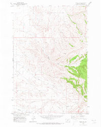 MOORE SW, MT HISTORICAL MAP GEOPDF 7.5X7