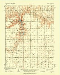 SANDON, KS HISTORICAL MAP GEOPDF 15X15 G