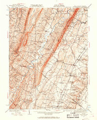 GERRARDS TOWN, WV-VA HISTORICAL MAP GEOP