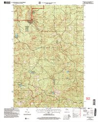 MOQUAH NW, WI HISTORICAL MAP GEOPDF 7.5X