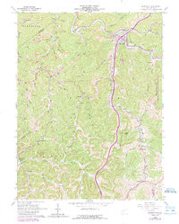 BURNSVILLE, WV HISTORICAL MAP GEOPDF 7.5