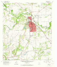 COLEMAN, TX HISTORICAL MAP GEOPDF 7.5X7.