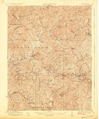 PINEVILLE, WV HISTORICAL MAP GEOPDF 15X1