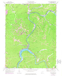 GAULEY BRIDGE, WV HISTORICAL MAP GEOPDF