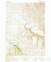 TRIANGLE RESERVOIR, ID HISTORICAL MAP GE