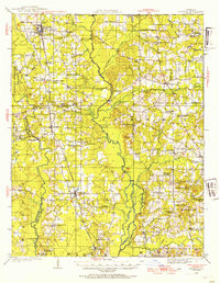 SAREPTA, LA HISTORICAL MAP GEOPDF 15X15