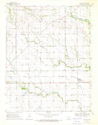 DANVILLE, KS HISTORICAL MAP GEOPDF 7.5X7